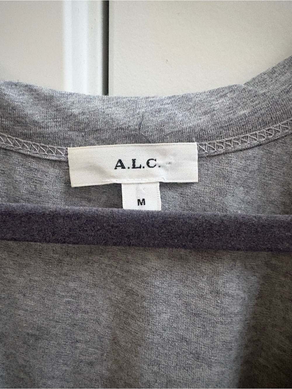 A.L.C. Halsey Crop Tank Top - Light Gray - Picture 6 of 6